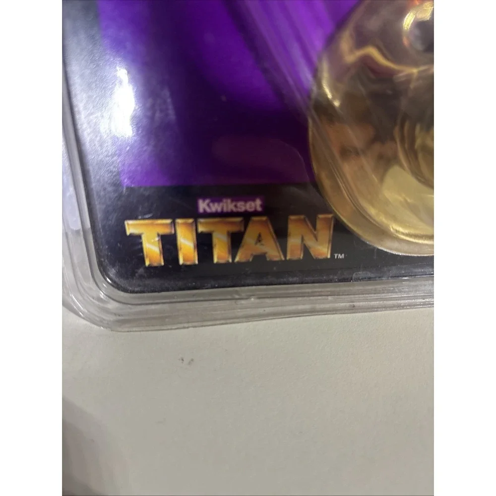 Kwikset Titan Solid Brass Dummy Lever Left Handed Polished Brass 0108068000LHL